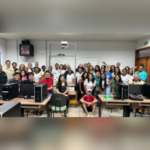 Estudantes da EJA participam de atividade interativa com caixa de areia de realidade aumentada na UFNT