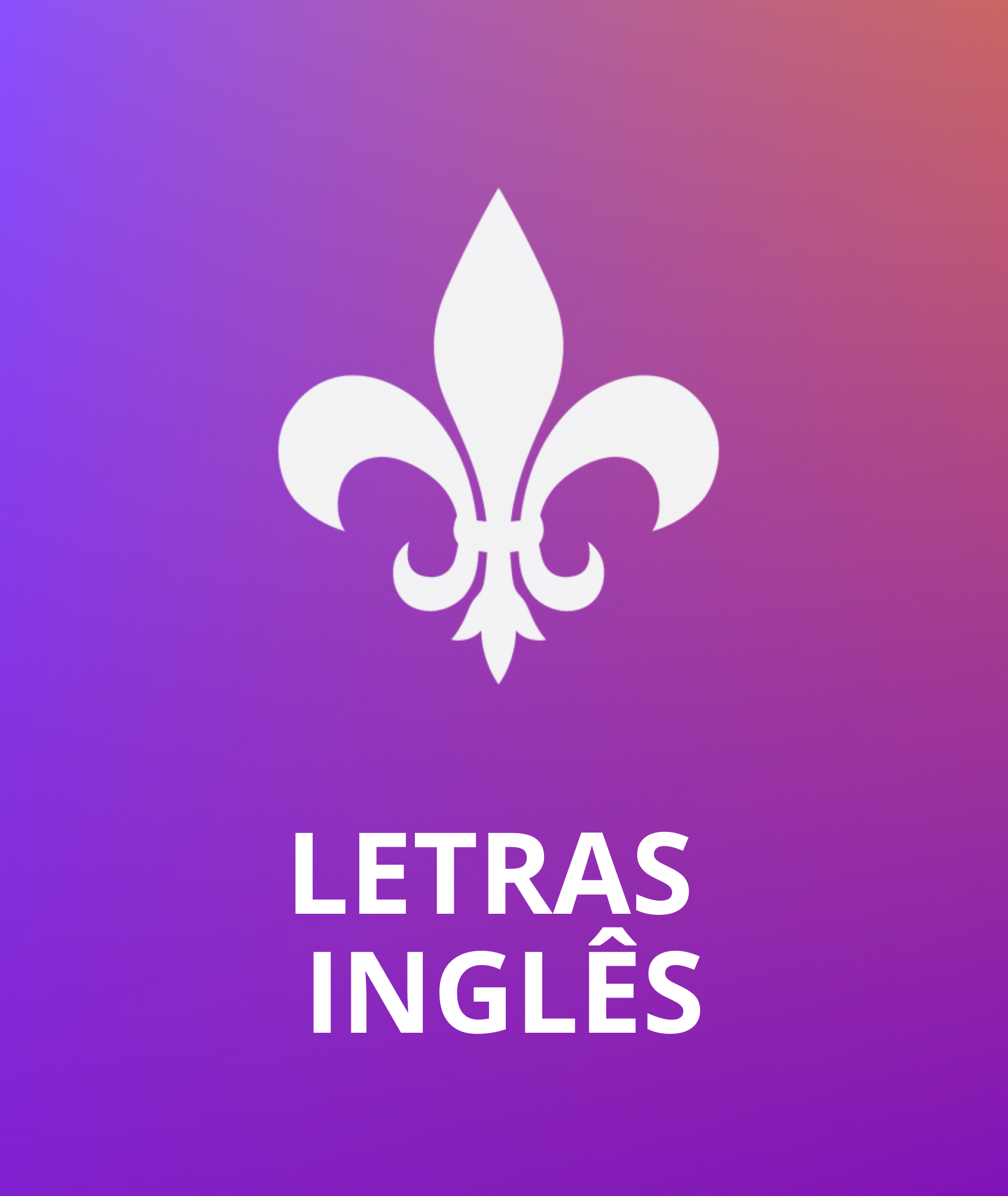 Letras Inglês