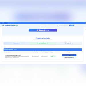UFNT implementa plataforma oficial para inscrições em processos seletivos