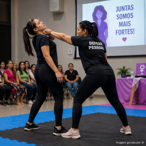UFNT realiza ação integrada sobre proteção à mulher e defesa pessoal em Araguaína
